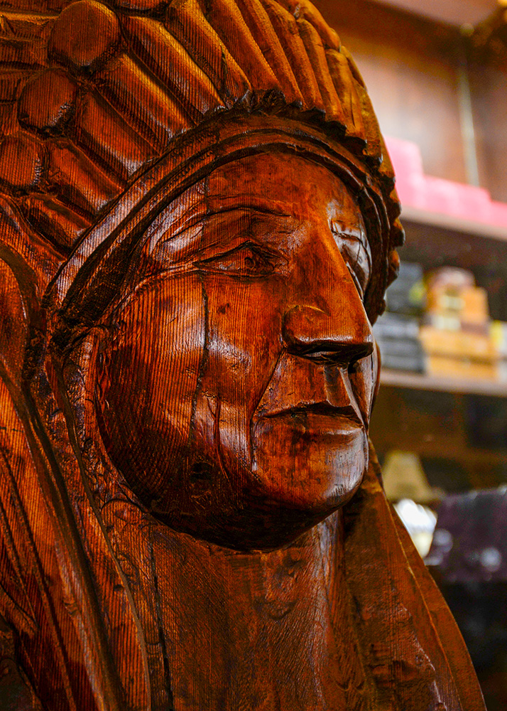 The indian inside Casa Petrides