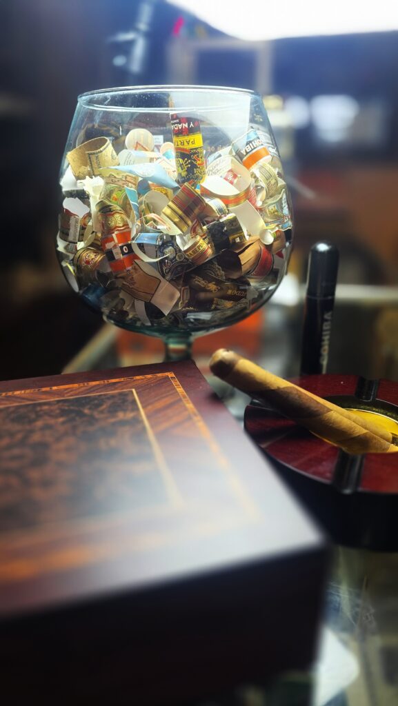 One of the beautiful humidors inside Casa Petrides Tobaccos in McAllen, Texas